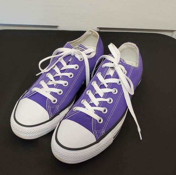 Converse All Stars Purple Low Top Unisex Sneakers